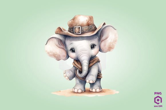 African Elephant Wearing a Cowboy Hat Review