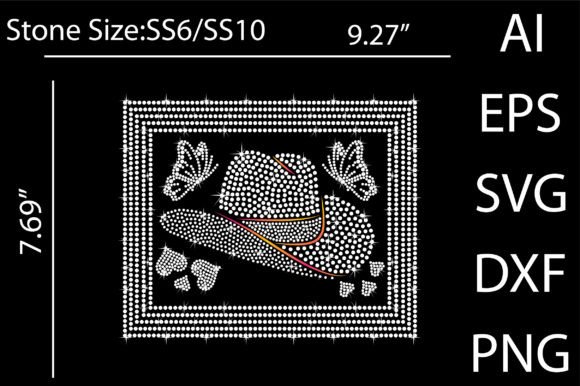 Cowboy Hat Rhinestone Templates Design Review