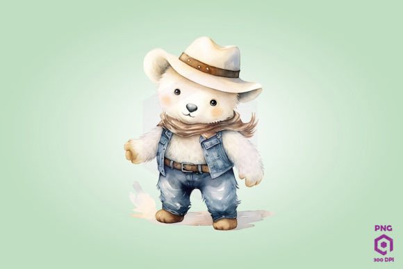 Polar Bear Wearing a Cowboy Hat Embroidery Review
