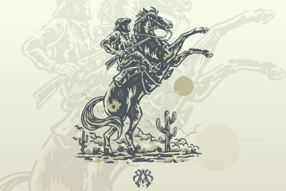 Reviewing Horse Tamer Cowboy Vintage Style for Embroidery