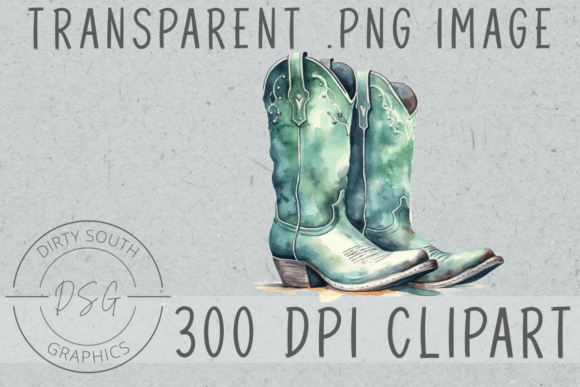 Watercolor Turquoise Cowboy Boots Review